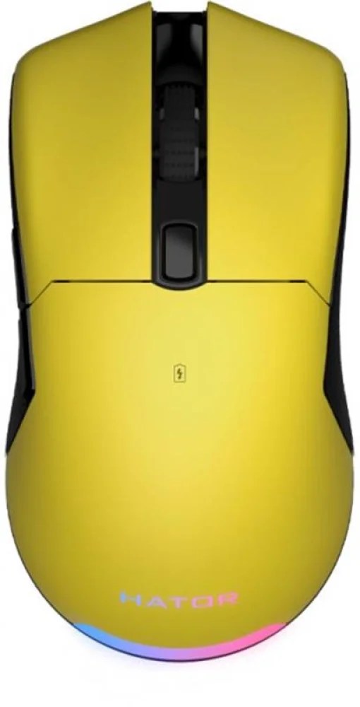 Мышка Hator Pulsar Wireless Yellow (HTM-318) USB