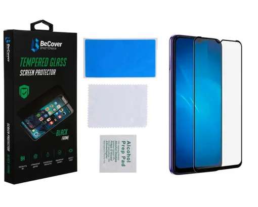 Защитное стекло BeCover для Tecno Spark Go 2022 (KG5m) Black (708165)