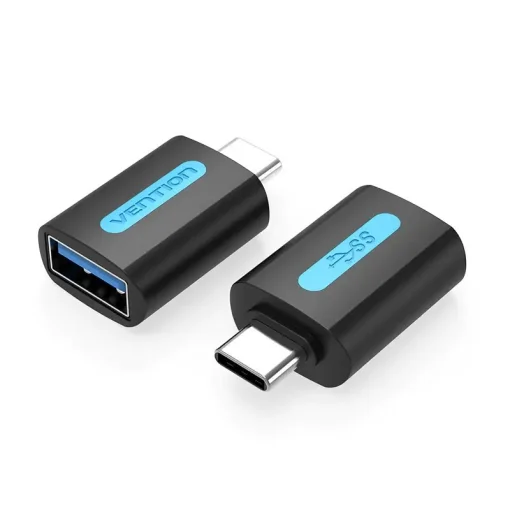 Переходник Vention Type-C USB - USB V 3.0 (M/F), Black (CDUB0)