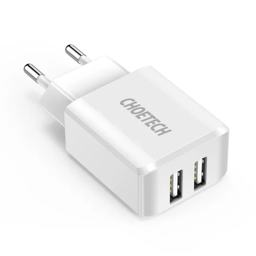 Сетевое зарядное устройство для Choetech (2USBх2A) White (C0030)
