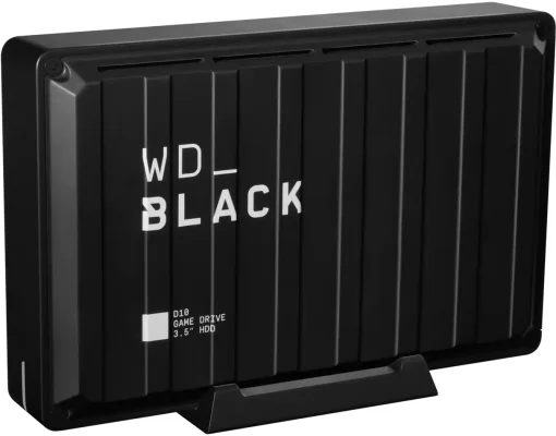 Внешний жесткий диск 2.5" USB 8.0TB Black D10 Game Drive (WDBA3P0080HBK-EESN)