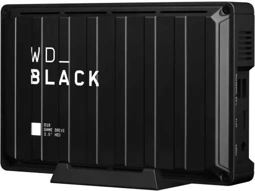 Внешний жесткий диск 2.5" USB 8.0TB Black D10 Game Drive (WDBA3P0080HBK-EESN)