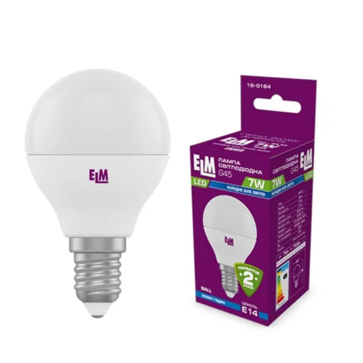 Лампа светодиодная пуля ELM 7W E14 4000K 18-0164
