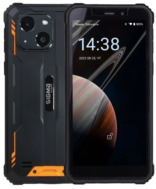 Смартфон Sigma мобильный X-treme PQ18 Dual Sim Black-Orange (4827798374023)