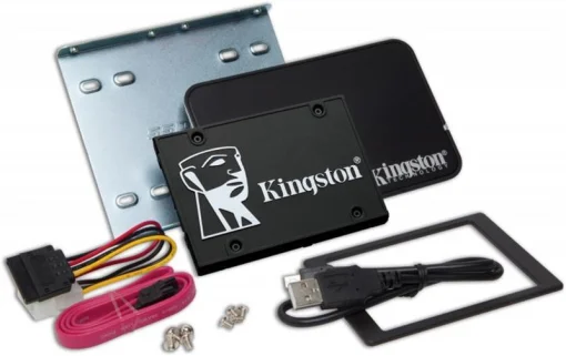 Накопитель SSD 1TB Kingston KC600 2.5" SATAIII 3D TLC (SKC600B/1024G) Bundle Box