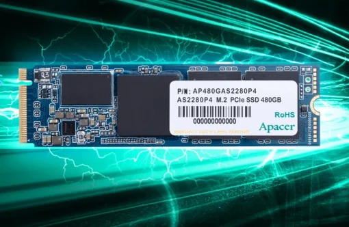 Накопитель SSD 512GB Apacer AS2280P4 M.2 2280 PCIe 3.0 x4 3D TLC (AP512GAS2280P4-1)
