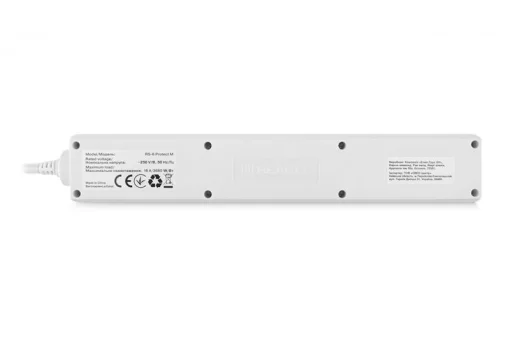 Фільтр живлення REAL-EL RS-6 Protect M 1.8м White (EL122300031)