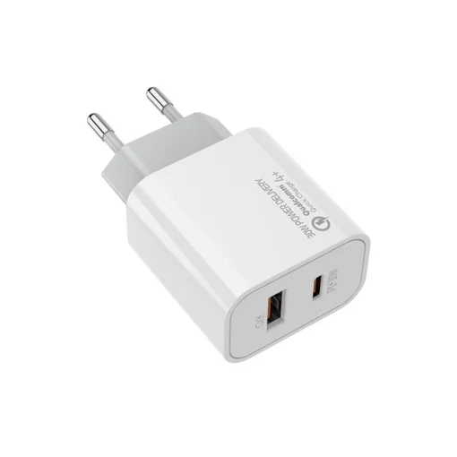 Сетевое зарядное устройство для ColorWay Power Delivery Port PPS (Type-C PD + USB QC3.0) (30W) White (CW-CHS037PD-WT)