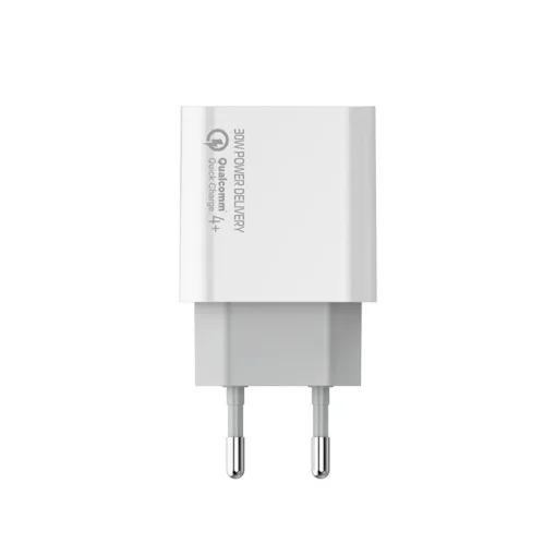 Сетевое зарядное устройство для ColorWay Power Delivery Port PPS (Type-C PD + USB QC3.0) (30W) White (CW-CHS037PD-WT)