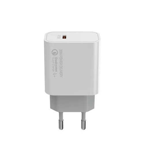 Сетевое зарядное устройство ColorWay Power Delivery Port PPS USB Type-C (30W) White (CW-CHS038PD-WT)