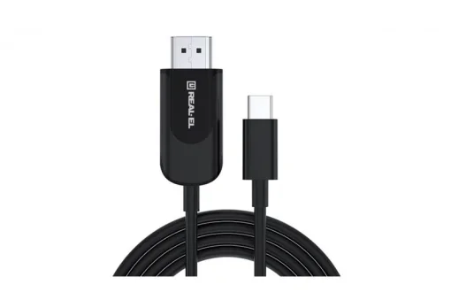 Кабель REAL-EL CHD-180 (EL123500044) USB Type-C-HDMI, 1.8м Black