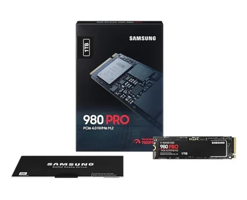 Накопичувач SSD 1ТB Samsung 980 PRO M.2 2280 PCIe 4.0 x4 NVMe V-NAND MLC (MZ-V8P1T0BW)
