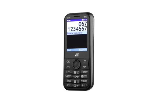 Мобильный телефон 2E E240 2022 Dual Sim Black (688130245159)