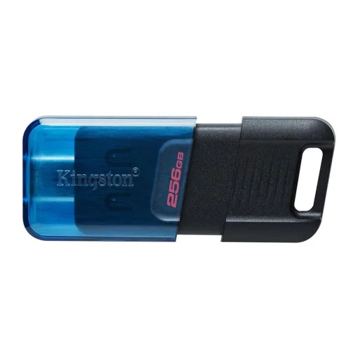Флеш-накопитель USB3.2 256GB Type-C Kingston DataTraveler 80 M Blue/Black (DT80M/256GB)
