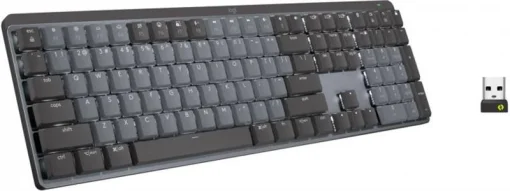 Клавиатура беспроводная Logitech MX Mechanical Graphite Clicky (920-010759)