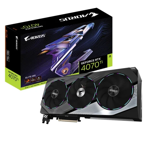 Видеокарта GF RTX 4070 Ti 12GB GDDR6X Aorus Elite Gigabyte (GV-N407TAORUS E-12GD)