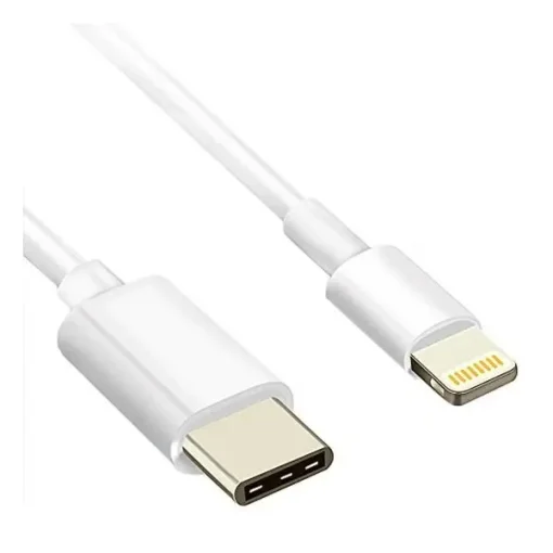 Кабель Atcom USB-C - Lightning, 2.4А, 0,8м, White, блистер (A15277)