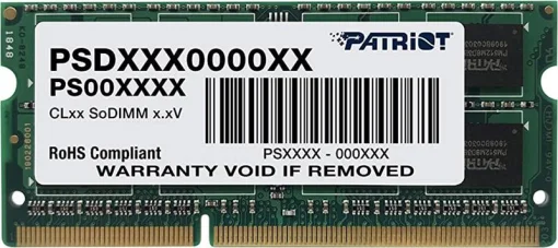 Модуль памяти SO-DIMM 4GB/1333 DDR3 Patriot Signature Line (PSD34G13332S)