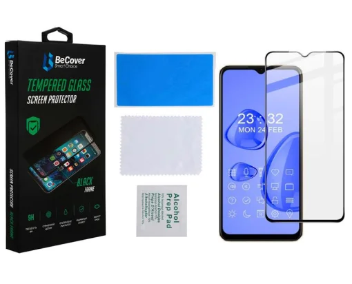 Защитное стекло BeCover для Oppo A57s Black (708550)