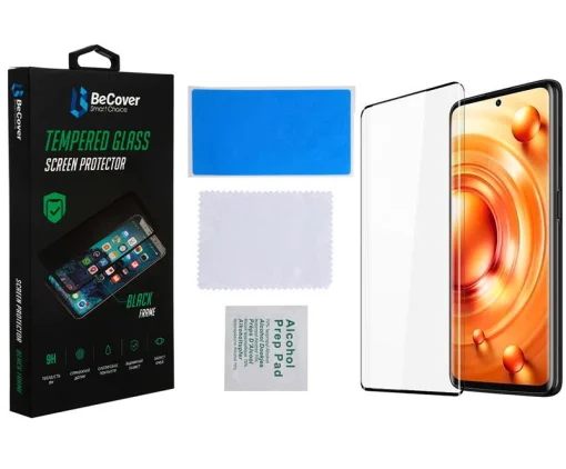 Защитное стекло BeCover для Xiaomi 12 Lite Black (708560)