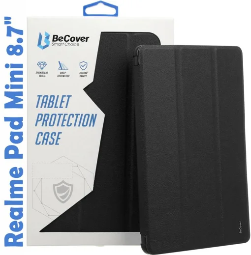 Чехол-книга BeCover Smart для Realme Pad Mini 8.7" Black (708257)