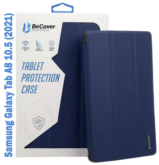 Чехол-книга BeCover Flexible TPU Mate для Samsung Galaxy Tab A8 SM-X200/SM-X205 Deep Blue (708378)
