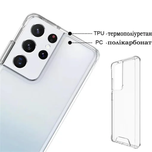 Чехол-накладка BeCover Space Case для Samsung Galaxy S21 Ultra SM-G998 Transparancy (708587)