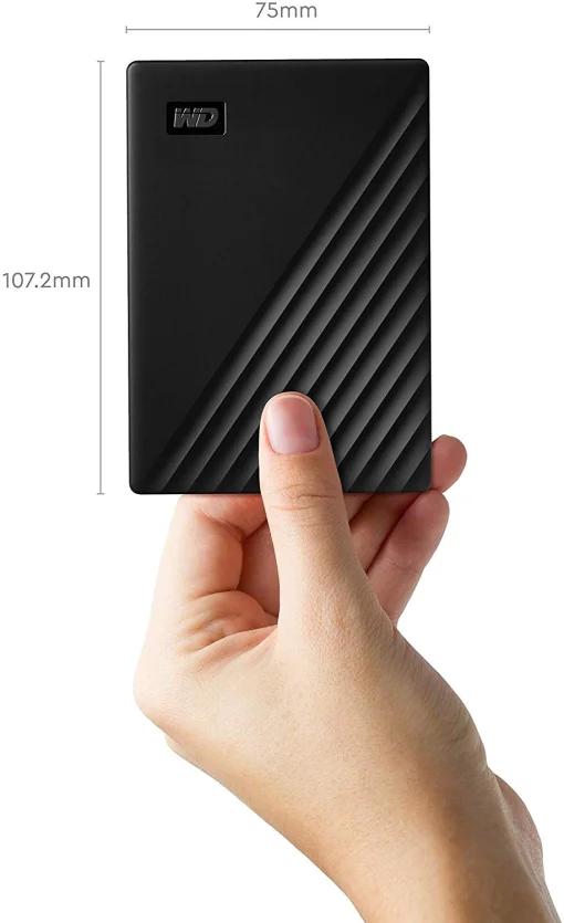 Внешний жесткий диск 2.5" USB 5.0TB WD My Passport Black (WDBPKJ0050BBK-WESN)