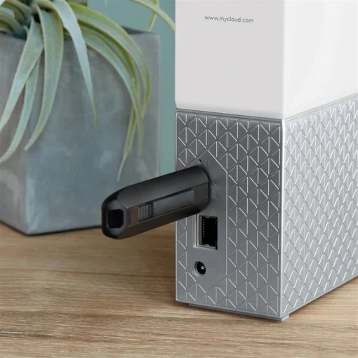 Внешний жесткий диск 3.5" USB/LAN 3.0TB WD My Cloud Home (WDBVXC0030HWT-EESN)