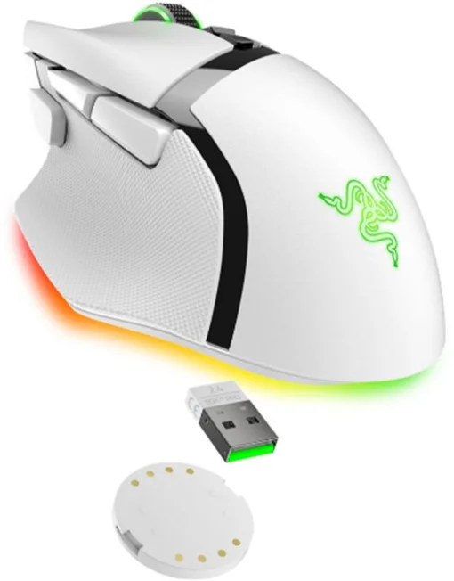 Мышка Razer Basilisk V3 Pro White (RZ01-04620200-R3G1) USB