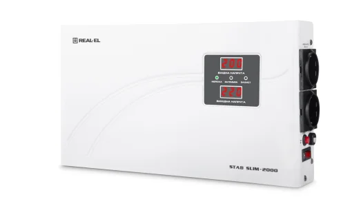 Стабілізатор напруги REAL-EL STAB Slim-2000