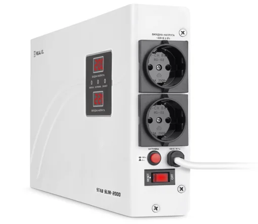 Стабілізатор напруги REAL-EL STAB Slim-2000