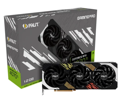 Видеокарта GF RTX 4070 Ti 12GB GDDR6X GamingPro Palit (NED407T019K9-1043A)