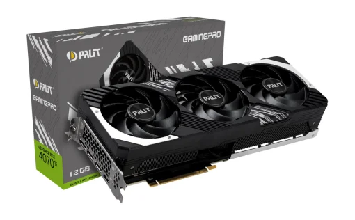 Видеокарта GF RTX 4070 Ti 12GB GDDR6X GamingPro Palit (NED407T019K9-1043A)