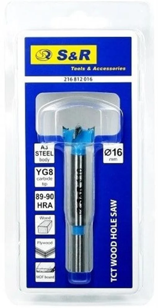 Сверло Форстнера S&R 16 мм (216812016)