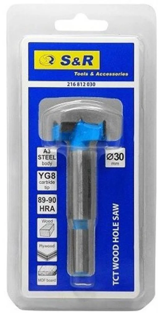 Сверло Форстнера S&R 30 мм (216812030)