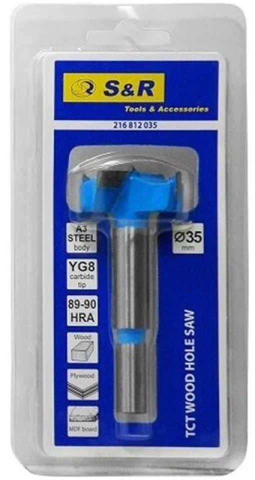 Сверло Форстнера S&R 35 мм (216812035)