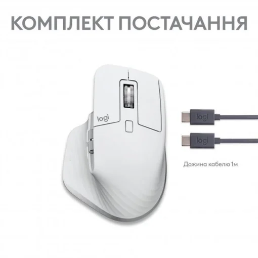 Мышка Bluetooth Logitech MX Master 3S для Mac (910-006572) Pale Grey