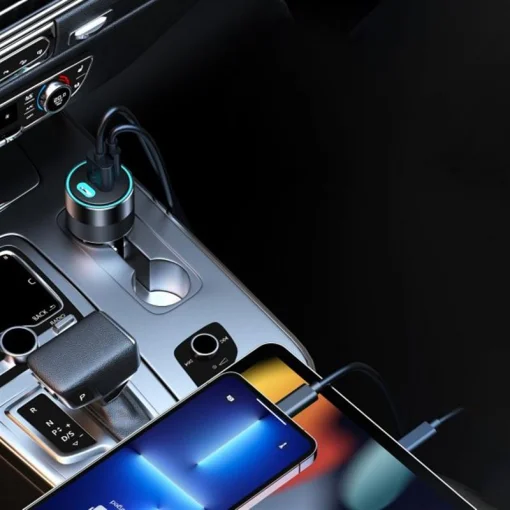 Автомобильное зарядное устройство для Choetech (2xUSB Type C; 1USB) PD3.0 QC3.0 Black (TC0011)