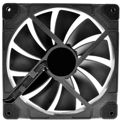 Вентилятор ID-Cooling ZF-14025-ARGB (Single Pack), 140x140x25мм, 4-pin PWM, черный