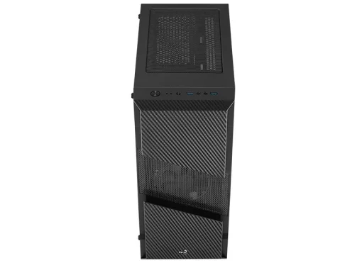 Корпус AeroCool Menace Saturn FRGB-G-BK-v1 (ACCM-PV20013.11) Black без БП