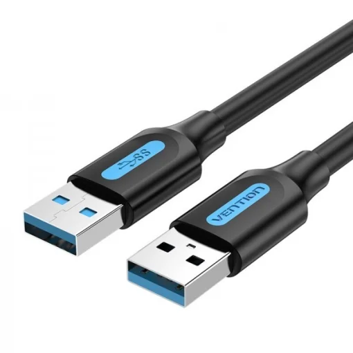 Кабель Vention USB-USB 1.5m, Black (CONBG)