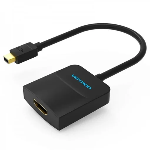 Адаптер Vention mini DisplayPort - HDMI, 0.15 m, Black (HBCBB)