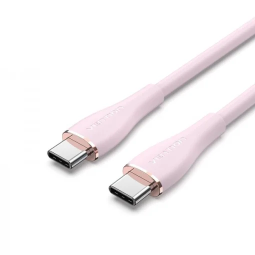 Кабель Vention USB-C - USB-C, 1 м, ПИНК (TAWPF)