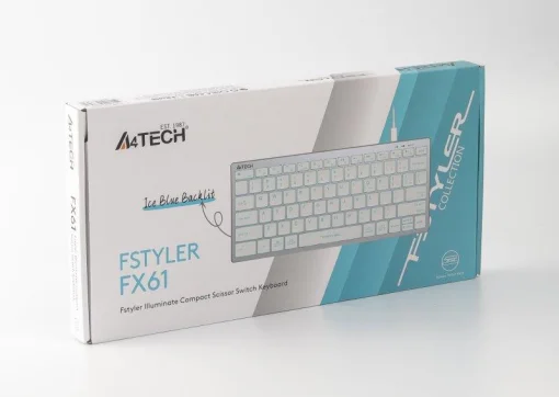 Клавиатура A4Tech Fstyler FX61 White
