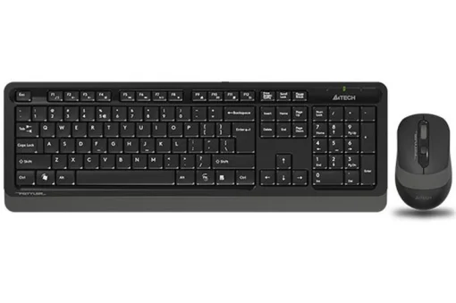 Комплект (клавиатура, мышка) беспроводной A4Tech FG1012S Black/Grey