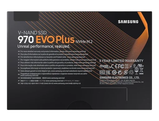 Накопичувач SSD 1ТB Samsung 970 EVO Plus M.2 PCIe 3.0 x4 V-NAND MLC (MZ-V7S1T0BW)