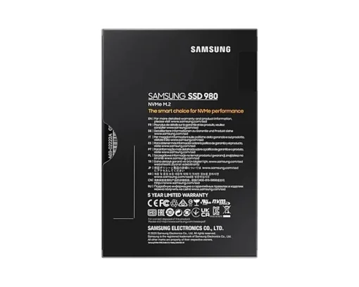 Накопичувач SSD 1ТB Samsung 980 M.2 2280 PCIe 3.0 x4 NVMe V-NAND MLC (MZ-V8V1T0BW)