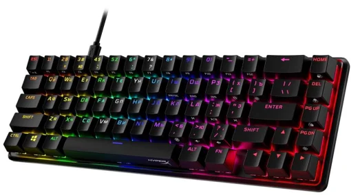 Клавіатура HyperX Alloy Origins 65 Red RGB ENG/RU Black (4P5D6AX) USB