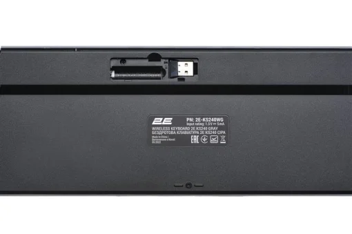 Клавиатура беспроводная 2E KS240 WL BT Gray (2E-KS240WG)